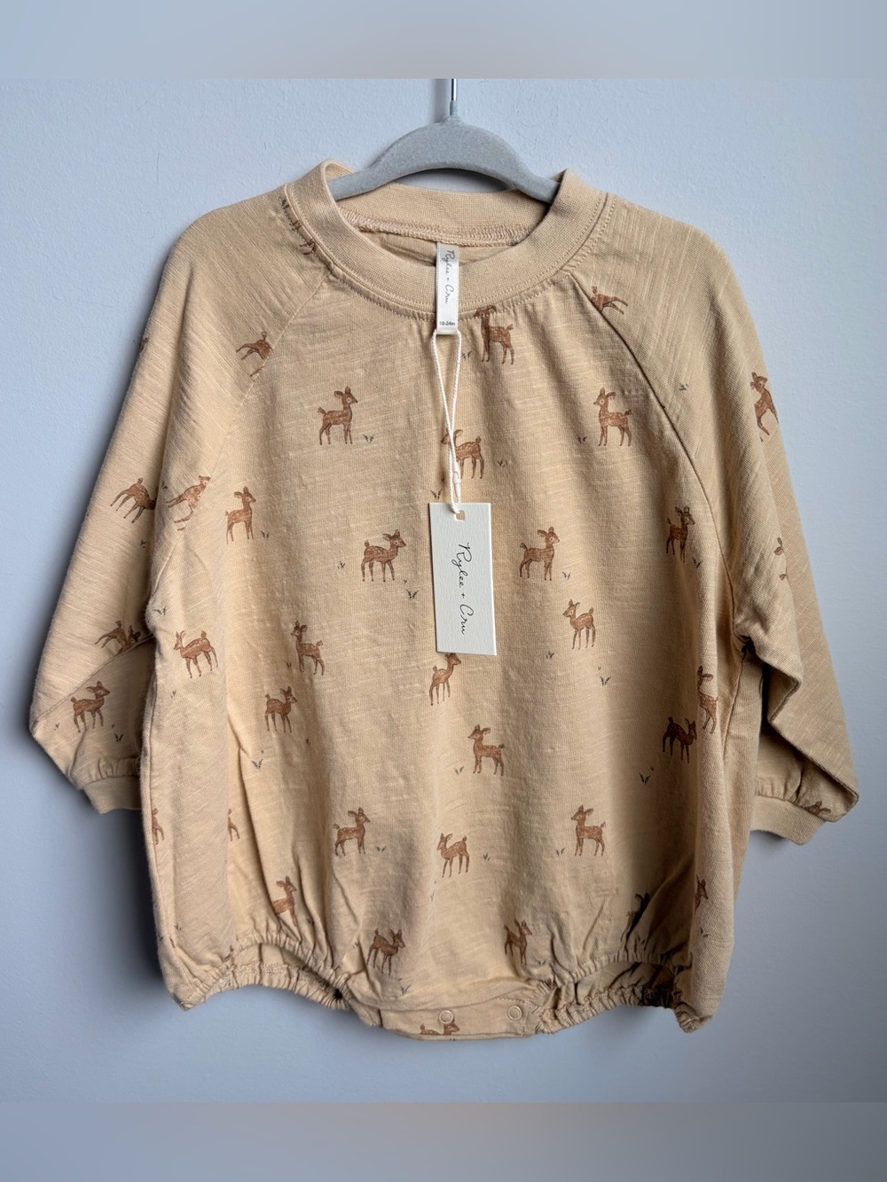 Rylee Cru Deer Bubble Romper